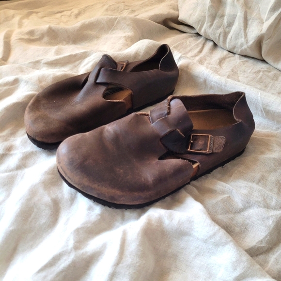 Birkenstock London Oiled Leather Sandals - Size 39 - Gently Loved - Picture 2 of 12